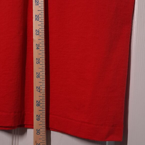 VINTAGE New England Patriots: Pat Patriot USED Shirt (XL, Red, Single Stitch) - Picture 4 of 9